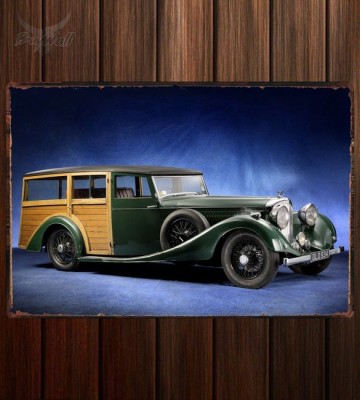 Металлическая табличка Bentley 4 Tourer by James Pearce